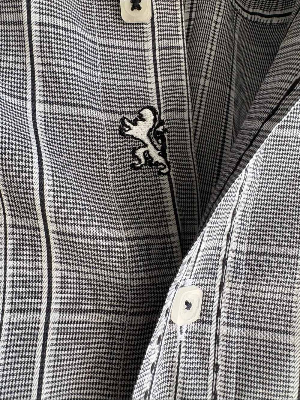 Bugatchi Grey Plaid Dress Shirt - Picture 3 of 13